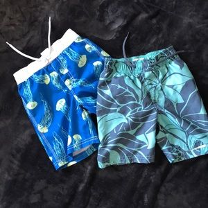 Two old navy swim trunks